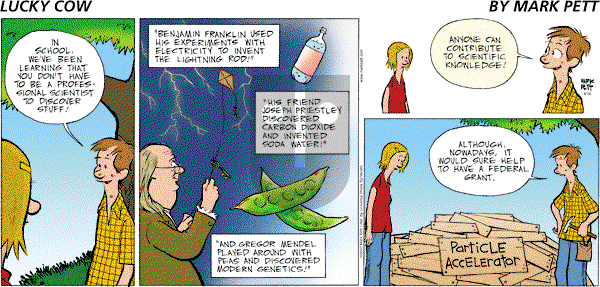 Lucky Cow on Sunday September 16, 2007 Comic Strip