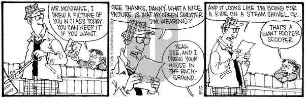 Monty on Saturday December 16, 2006 Comic Strip