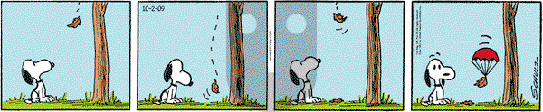 Peanuts - Friday October 2, 2009 Comic Strip