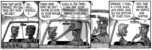 Monty on Thursday July 8, 2004 Comic Strip