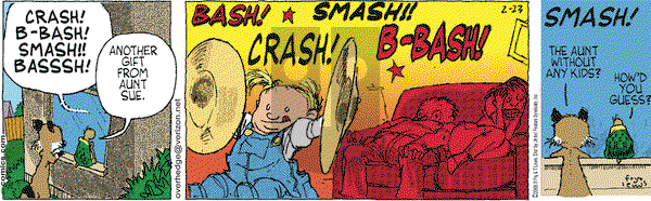 Over the Hedge on Thursday February 23, 2006 Comic Strip