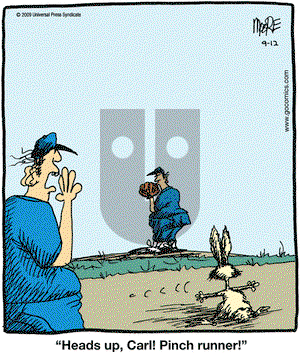 In the Bleachers on Sunday September 20, 2009 Comic Strip