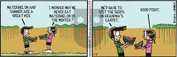 Grand Avenue on Saturday July 12, 2014 Comic Strip