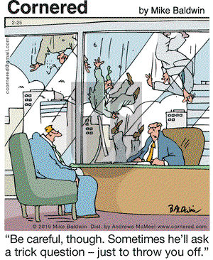 Cornered on Monday February 25, 2019 Comic Strip