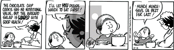 Rose is Rose on Saturday December 12, 1987 Comic Strip