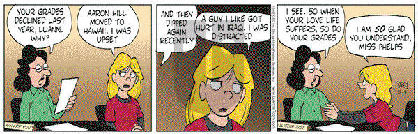 Luann on Friday November 9, 2007 Comic Strip
