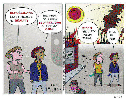 Ted Rall on Friday December 4, 2020 Comic Strip