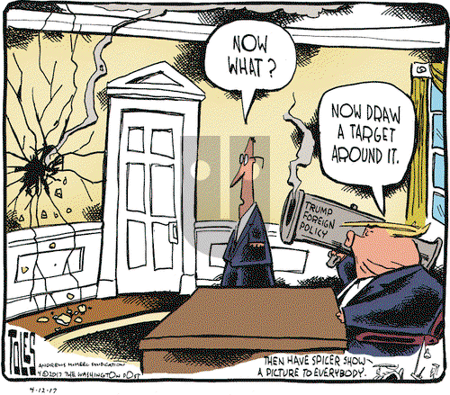 Tom Toles on Wednesday April 12, 2017 Comic Strip