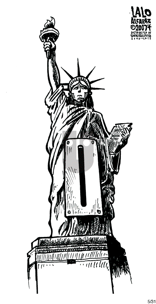 Lalo Alcaraz on Thursday May 31, 2007 Comic Strip