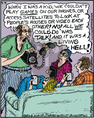 Close to Home - Tuesday September 4, 2018 Comic Strip