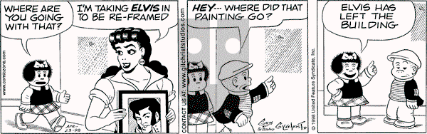 Nancy on Thursday April 23, 1998 Comic Strip
