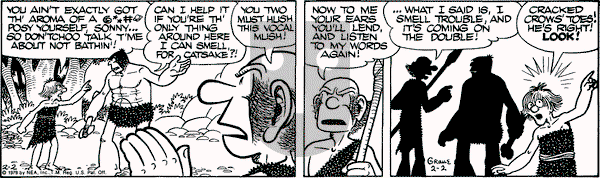 Alley Oop on Friday February 2, 1979 Comic Strip