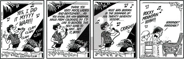 Doonesbury on Thursday February 20, 1975 Comic Strip