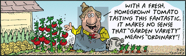 Frank and Ernest on Monday March 25, 2019 Comic Strip