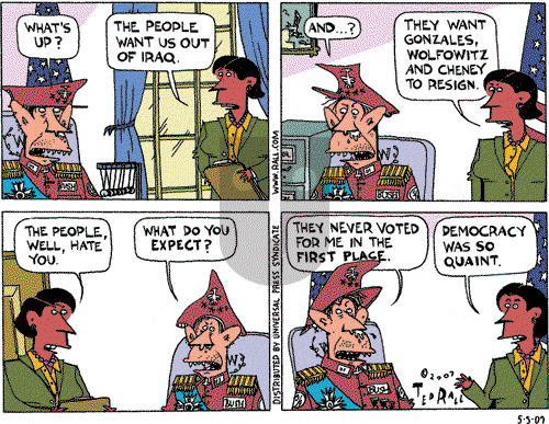 Ted Rall on Saturday May 5, 2007 Comic Strip