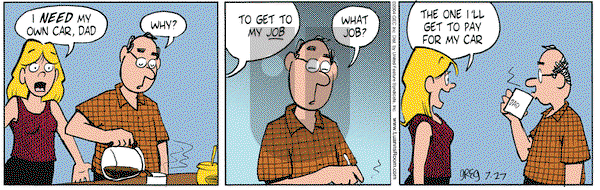 Luann on Tuesday July 27, 2004 Comic Strip