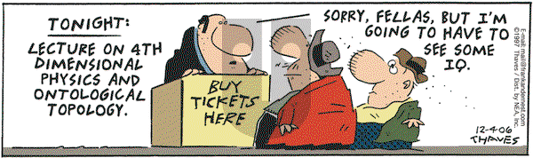 Frank and Ernest on Monday December 4, 2006 Comic Strip