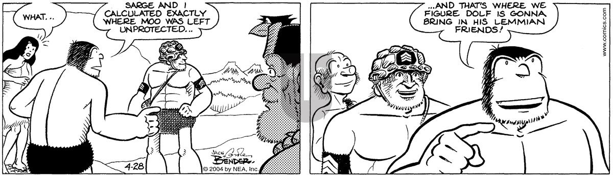 Alley Oop - Wednesday April 28, 2004 Comic Strip