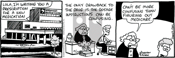 Lola on Monday February 13, 2006 Comic Strip