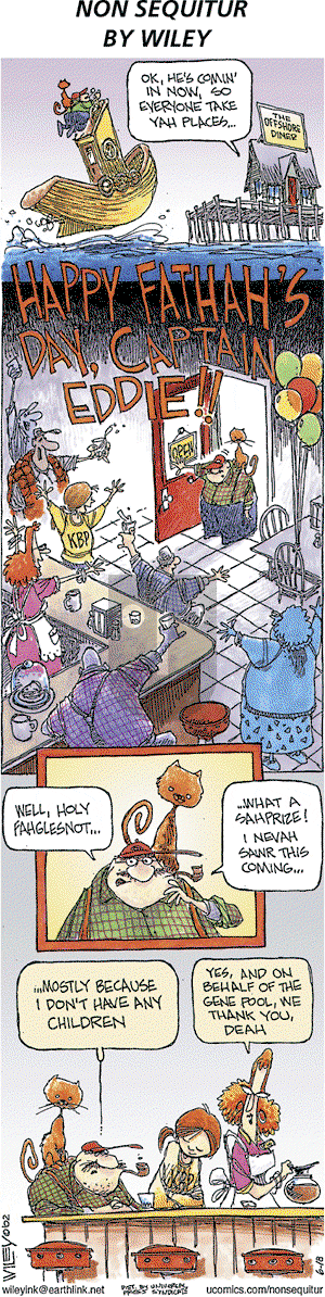 Non Sequitur on Sunday June 18, 2006 Comic Strip
