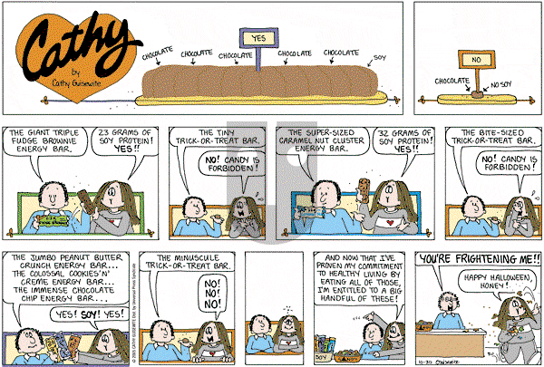 Cathy Classics - Sunday October 30, 2005 Comic Strip