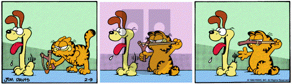 Garfield on Tuesday February 9, 1982 Comic Strip