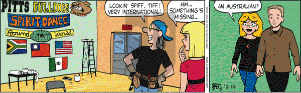 Luann on Monday October 14, 2013 Comic Strip