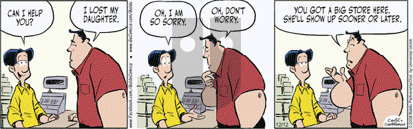 Baldo on Friday December 12, 2014 Comic Strip