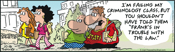 Frank and Ernest on Tuesday October 16, 2018 Comic Strip