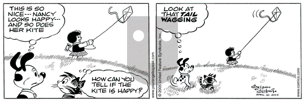 Nancy on Saturday April 30, 2005 Comic Strip