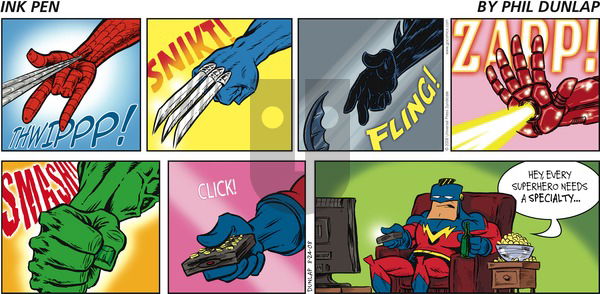 Ink Pen on Sunday August 24, 2008 Comic Strip