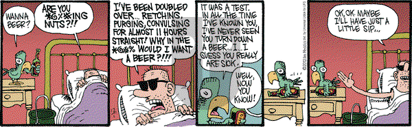 Monty on Saturday December 1, 2012 Comic Strip