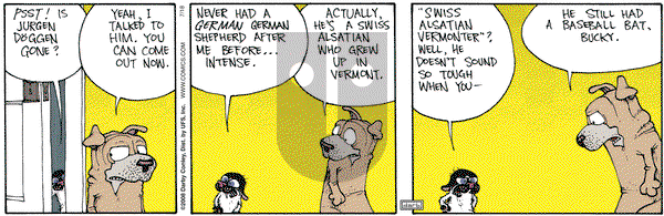 Get Fuzzy on Friday July 18, 2008 Comic Strip