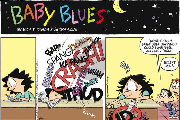 Baby Blues on Sunday August 9, 2015 Comic Strip