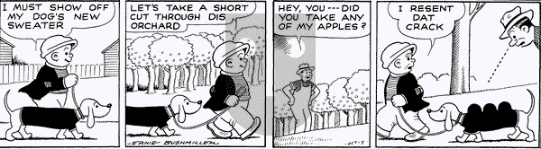 Nancy - Wednesday October 5, 1949 Comic Strip