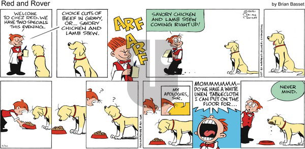 Red and Rover on Sunday February 21, 2021 Comic Strip