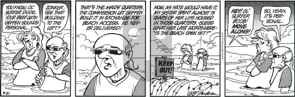 Doonesbury on Saturday September 21, 2002 Comic Strip