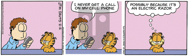 Garfield on Friday February 2, 2007 Comic Strip
