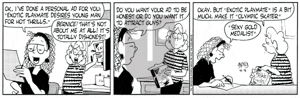 Luann on Thursday April 4, 1996 Comic Strip