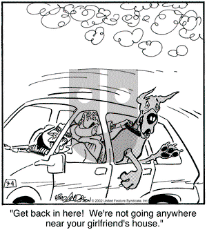 Marmaduke on Monday March 4, 2002 Comic Strip