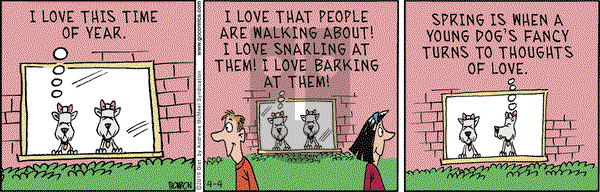 Grand Avenue on Thursday April 4, 2019 Comic Strip