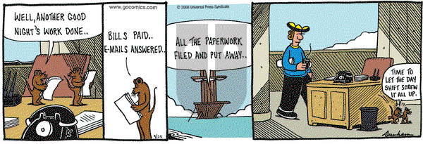 Overboard on Thursday September 25, 2008 Comic Strip