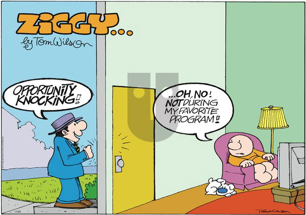Ziggy on Sunday November 25, 2012 Comic Strip