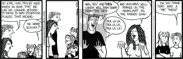 Clear Blue Water on Wednesday June 25, 2008 Comic Strip