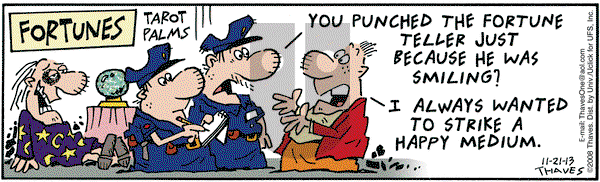 Frank and Ernest on Thursday November 21, 2013 Comic Strip