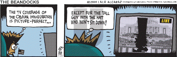 La Cucaracha on Tuesday January 20, 2009 Comic Strip