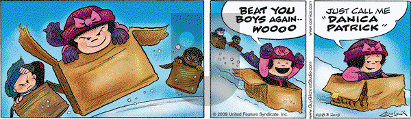 Nancy on Tuesday February 3, 2009 Comic Strip