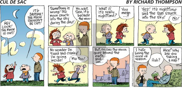 Cul de Sac on Sunday March 11, 2018 Comic Strip