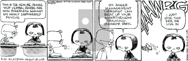 Non Sequitur on Tuesday September 25, 2001 Comic Strip