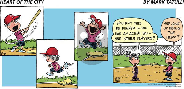 Heart of the City on Sunday August 16, 2015 Comic Strip